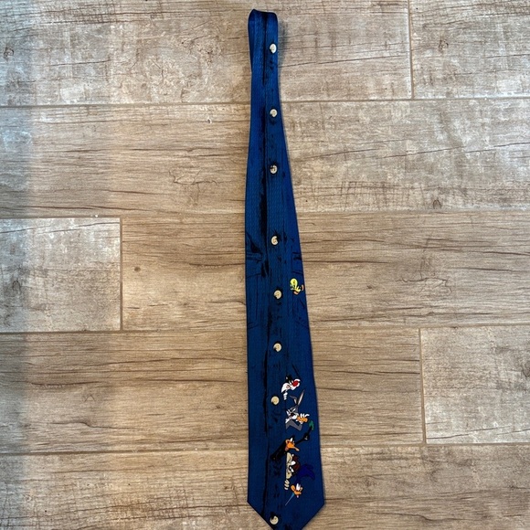 Looney Tunes Mania Other - Looney Tunes Vintage 1990’s Blue Cartoon Character Tie